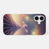 Vintage Cosmic Ridge iPhone 16ケース (裏面横)