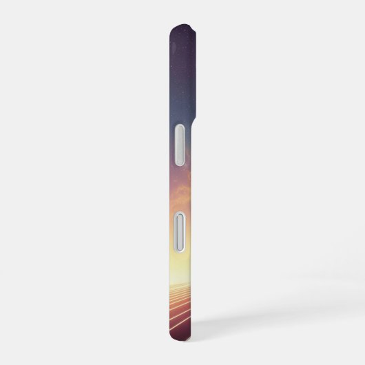 Vintage Cosmic Ridge iPhone 16ケース (右側面)