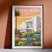 Vintage Costa Mesa California ポスター