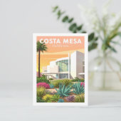 Vintage Costa Mesa California ポストカード (スタンド正面)