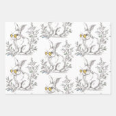 Vintage cottage Forest ラッピングペーパーシート (正面3)