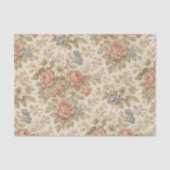 Vintage Cottage Rose Garden Pattern 薄葉紙 (正面)