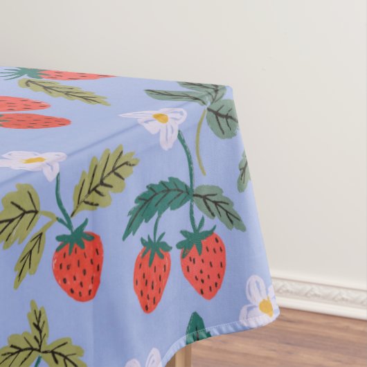Vintage Cottagecore Strawberry Pattern テーブルクロス (インサイチュ)