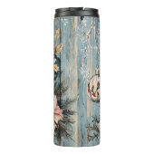 Vintage Country Christmas Rustic Farmhouse Wood タンブラー (裏面)