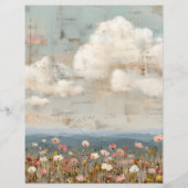 VINTAGE COUNTRY MIXED MEDIA SCRAPBOOK PAPER (裏面)