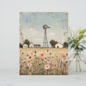 VINTAGE COUNTRY MIXED MEDIA SCRAPBOOK PAPER (スタンド正面)