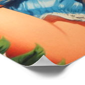 Vintage Country Woman ポスター (角)