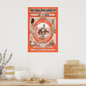 Vintage Cowgirl Rodeo Poster Pendleton Western ポスター (キッチン)