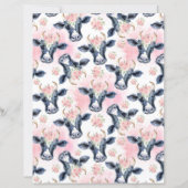 Vintage Cows Scrapbook Paper (正面)