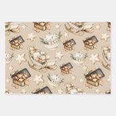 Vintage Cozy Christmas ラッピングペーパーシート (正面2)