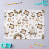 Vintage Cozy Christmas 薄葉紙 (クラフト)