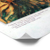 Vintage Crater Lake National Park Relief Map ポスター (角)