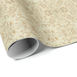 Vintage Creams Floral Gift Wrapping Paper ラッピングペーパー