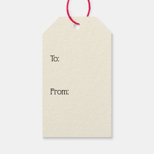 Vintage Creeping Bad Santa ギフトタグ (裏面)