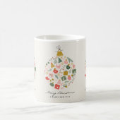 Vintage Crhistmas Balls mug コーヒーマグカップ (中央)