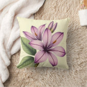 Vintage Crocus on Weathered Paper クッション (ブランケット)