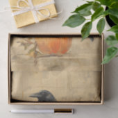 Vintage Crow Halloween 薄葉紙 (ギフト)