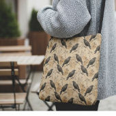 Vintage Crow Pattern Crossbody Bag クロスボディバッグ