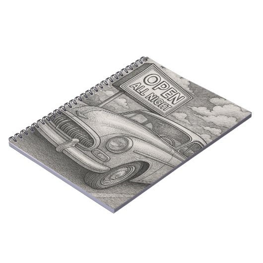 Vintage Cruiser Notebook ノートブック (左側)