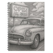 Vintage Cruiser Notebook ノートブック (正面)