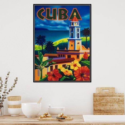 Vintage Cuba - ポスター (キッチン)