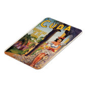 Vintage Cuban Tourist Commission Tropics Travel マグネット (左側)