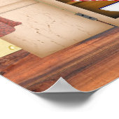 Vintage Cupboard Poster ポスター (角)