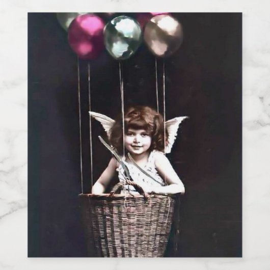 Vintage Cupid ワインラベル (シングルラベル)