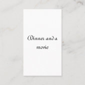 Vintage Cupid 名刺 (裏面)