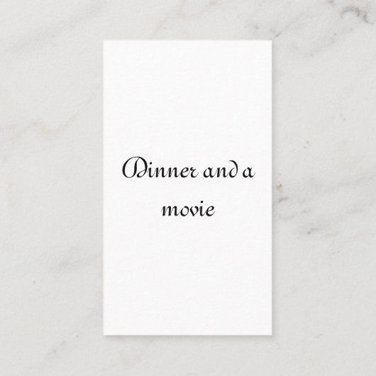 Vintage Cupid 名刺 (裏面)