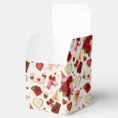 Vintage Cupid Floral Birthday Valentine フェイバーボックス (オープン)