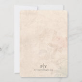 Vintage  Cupid Love Wedding Invitation 招待状 (裏面)