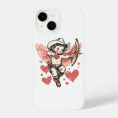 Vintage Cupid Phone Case iPhoneケース (裏面)