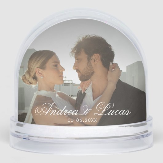 Vintage Custom Faded Photo & Text Christmas (正面)