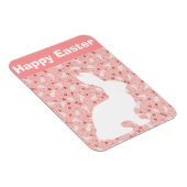 Vintage Cute Animal Easter | Bunny  マグネット (右側)