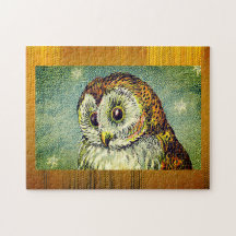 Vintage cute owl illustration