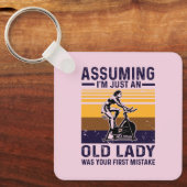 Vintage Cycling Tee キーホルダー (正面)