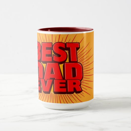 Vintage Dad Coffee Mug | Customizable マグカップ (中央)