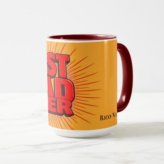 Vintage Dad Coffee Mug | Customizable マグカップ (正面右)