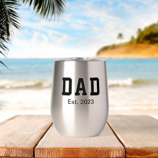 Vintage Dad Established Gift (ビーチ (回転後))