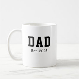 Vintage Dad Established Gift コーヒーマグカップ