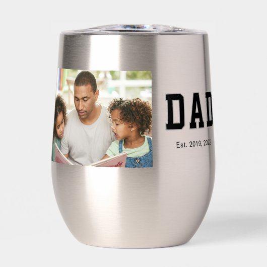 Vintage Dad Established Gift Photo (正面)