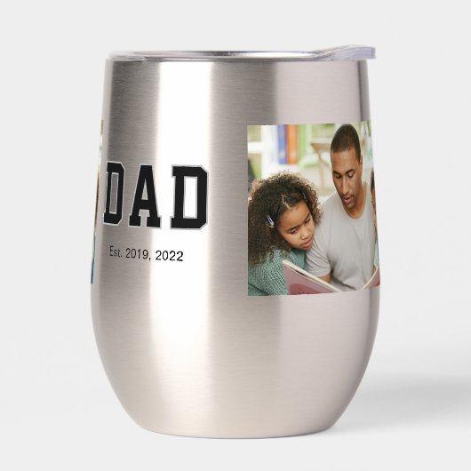 Vintage Dad Established Gift Photo (左面)