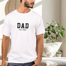 Vintage Dad Established Gift Tシャツ