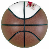 Vintage Dad Established Text 3 Photo Gift バスケットボール (右)