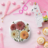 Vintage Dahlia ペーパーボウル (パーティー)