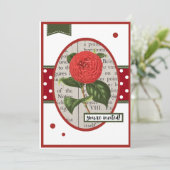 Vintage Dahlia Birthday 招待状 (スタンド正面)