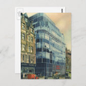 Vintage Daily Express Building on Fleet Street ポストカード (正面/裏面)