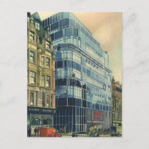 Vintage Daily Express Building on Fleet Street ポストカード