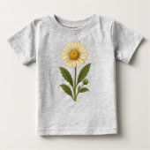 Vintage daisy ベビーTシャツ (正面)